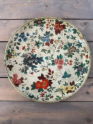 Vintage Daher Decorated Ware 11101  Floral Tin Tray 12” England • $16