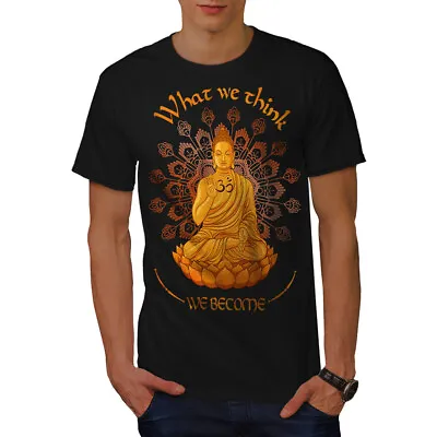 £16.99 • Buy Wellcoda Zen Buddha Yoga Mens T-shirt, What We Think Graphic Design Printed Tee