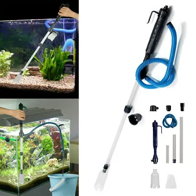 £9.75 • Buy Fish Tank Gravel Cleaner Kit Pump Siphon Water Clean Vacuum Aquarium Cleaning