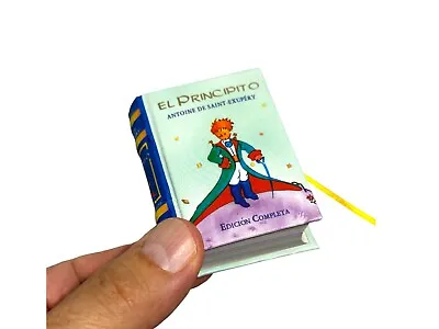 New El Principito In Spanish Mini Book 2.65  H Illustrated Hardcover 438 Pgs • $10.99
