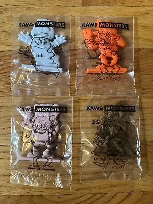 KAWS Monsters Figures Set Of 4 Limited Edition General Mills 2022    Sealed • $7.99