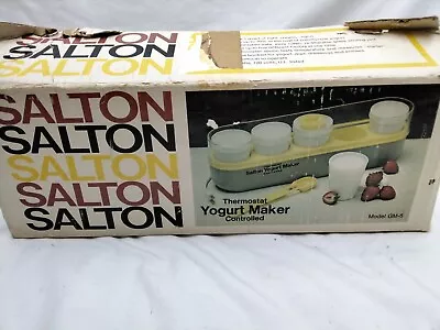 Vintage Salton Thermostat Yogurt  Maker Controlled Makes 1 Quart Model GM-5  • $57.50