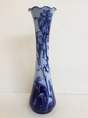 £595 • Buy Moorcroft Macintyre Florian Rare Violet Design Slender Vase Fully Signed
