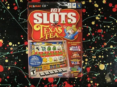 IGT Slots Texas Tea Coll. By Masque - Win XP / 7 PC Casino Software CDROM Boxed • $11.25