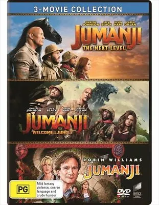 $32.69 • Buy Jumanji / Jumanji - Welcome To The Jungle / Jumanji - The Next Level | Triple...