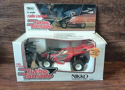 Vintage Nikko Radio Control Turbo Tornado Buggy 1/16 RC Nikko America Inc. 16296 • $79