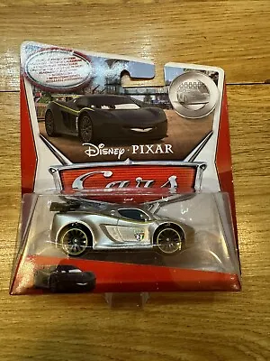 Mattel Disney Pixar Cars LEWIS HAMILTON #2 Car 1:55 Silver Version! • £12.50