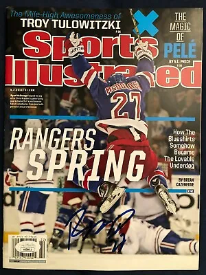 2014 Jun Sports Illustrated Ryan McDonagh Signed Autograph New York Rangers JSA • $75