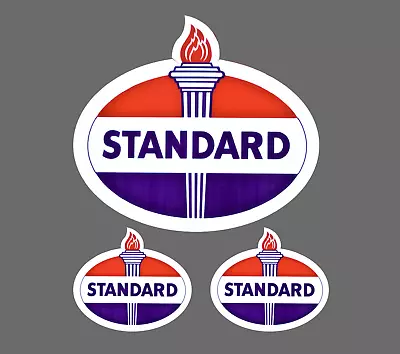 Standard Oil Co Vintage Look Vinyl Decal Sticker Std Oil Gas 3.5  - 3for1 • $3.99