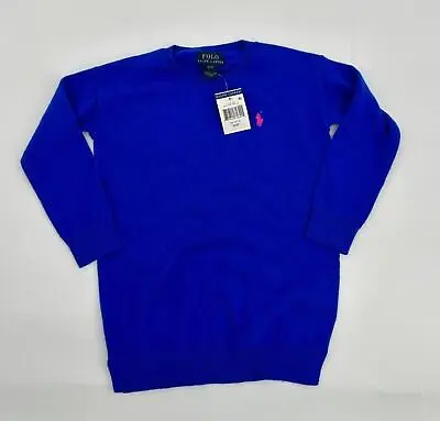 Polo Ralph Lauren Sweater Girls Blue Size 3T NEW NWT N165 • $26