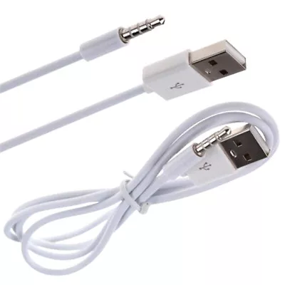 3.3FT 3.5mm AUX Audio Plug Jack To USB 2.0 Male Charge Cable Cord For IPod.ou • $2.60