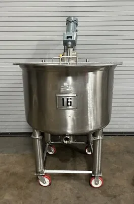 170 Gallon Stainless Mix Tank With XP Lightning Mixer With VFAC Speed Control • $8950