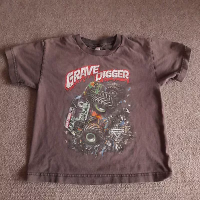 Gravedigger Monster Jam Shirt Youth Small Truck Racing Arena Fun • $12.21