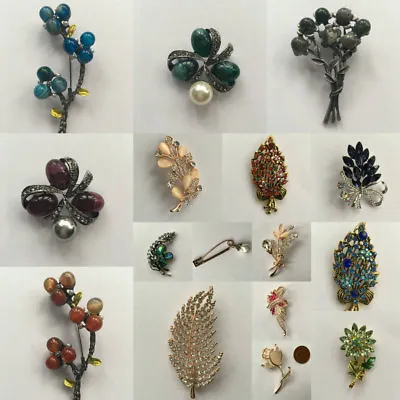 Vintage Brooch Pins Alloy Suits Scarf Pins Dress Bag Accessories  • £4.97