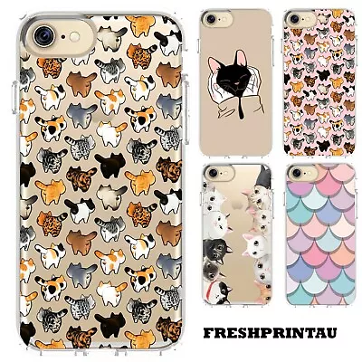 $17.95 • Buy Case Cover Silicone Cute Kawaii Kittens Cat Collage Happy Colourful Kitty Pet