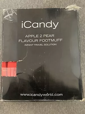 ICandy Apple 2 Pear Flavour Footmuff - Red • £10