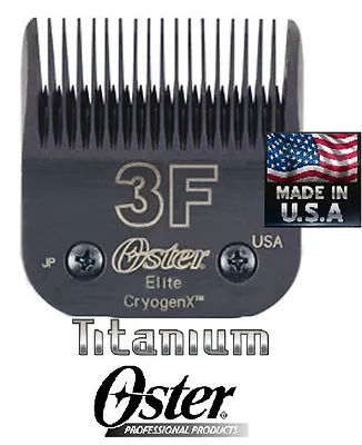 Oster A5 ELITE TITANIUM Cryogen-X 3F Clipper Blade 1/2 /13mm *LASTS 3x Longer • $74.99