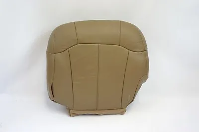 1999 2000 2001 2002 GMC Sierra Driver Side Bottom Leather Seat Cover TAN • $91.50