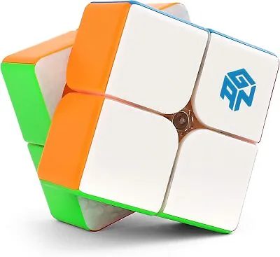 $15.88 • Buy GAN 249 V2 2x2 Speed Cube Gans Mini Cube Puzzle Toy 2x2x2 Magic Cube Stickerless