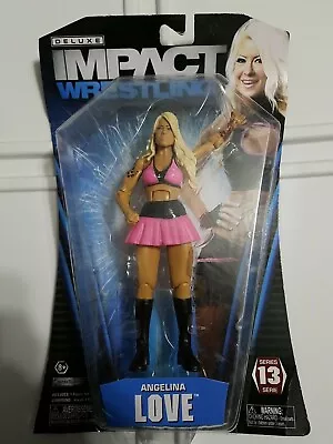 Tna Impact Deluxe Series 13 Wrestling Figure Angelina Love Brand New Sealed Rare • $70