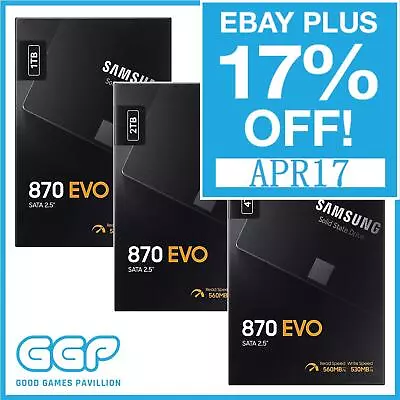 Samsung 1TB 2TB 4TB 250GB 500GB SSD 2.5  870 EVO Internal Solid State Drive SATA • $95