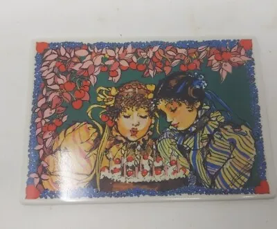 VINTAGE VILBO Villeroy & Boch PORCELAIN BIRTHDAY POSTCARD Bday Party W.- Germany • $19.99