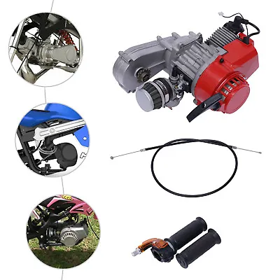 NEW 2 Stroke Racing Engine Motor 49cc For Pocket Bike Mini Quad Dirt BikeATV • $71.29