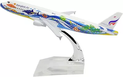 1:400 16cm Air Bus A320 Bangkok Air Metal Airplane Model Plane Toy Plane Model • £22.79