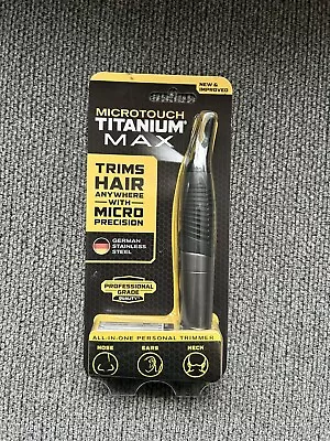 Micro Touch Titanium Hair Removal Trimmer - Gray • $13.99