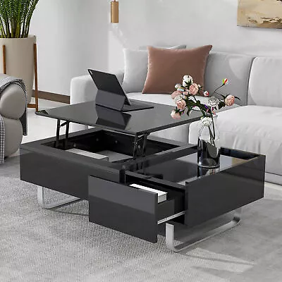 Multi-functional Coffee Table With Lifted Top Contemporary Cocktail Table • $267.40