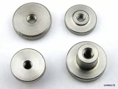 Knurled Thumb Nut Stainless Steel Hand Grip Knobs M3 M4 M5 M6 M8 M10 Thumb Nuts • £0.99