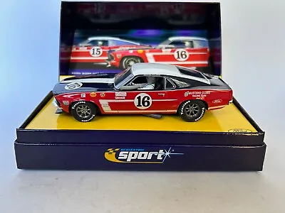 Scalextric C2402 Ford Mustang #16 1/32 Scale Slot Car NIB • $89.95