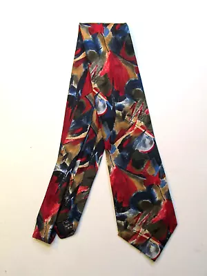 ST. MICHAEL From MARKS & SPENCER Suit Tie 3.5  Wide Multicolor Art To Wear • $19.98