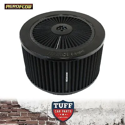 Aeroflow Black Full Flow Air Cleaner Assembly 9  X 5  With Washable Filter New • $206.51