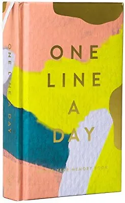 £17.92 • Buy Modern One Line A Day: A Five-Year Memory Book