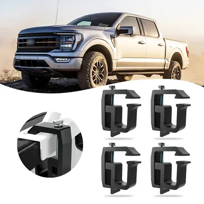 4 X Truck Caps Topper Camper Shell Mounting Clamps Canopy Heavy Duty Aluminum • $33.49