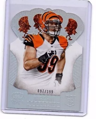 Margus Hunt  # 97  / 199  Crown Royale 2013 Cincinnati Bengals LIMITED CARD • $1.25