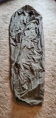 US Military Vintage Intermediate Cold Weather Mummy Sleeping Bag W/ Cover • $76