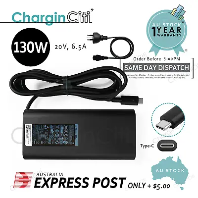 130W USB Type-C Power Adapter Charger For Dell XPS 15 9530 9550 9560 9570 7590 • $69.99