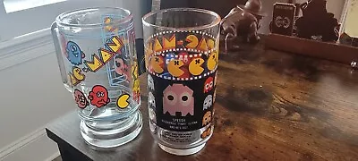 Vintage 1980 Bally Midway Pac-Man Glass And Mug  • $20