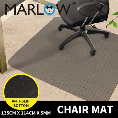 Marlow Chair Mat Office Carpet Floor Protectors Home Room Computer Work 135X114 • $46.99