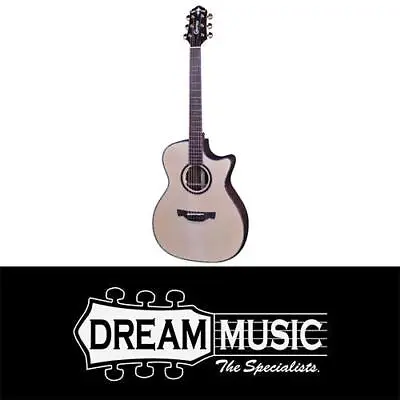 Crafter LX T-3000CE OM Acoustic Electric Guitar HUGE SAVINGS $830 OFF RRP$3299! • $2469
