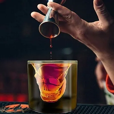 2pcs 75 Ml Double Layer Design Skull Whiskey Glass Cocktail Beer Cup • $13