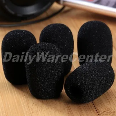 Comfort Black Mini Headphone Mic Cover Microphone Headset Windscreen Protect Kit • $2.57