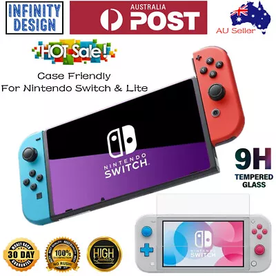 Premium Tempered Glass Screen Protector For Nintendo Switch/Switch LITE OLED • $4.75