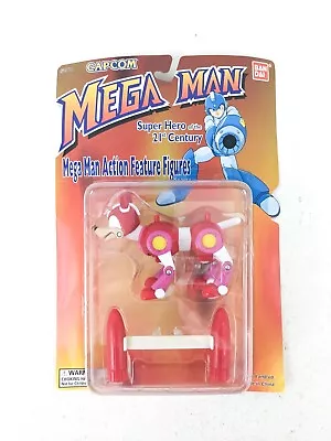 NEW SEALED 1995 CAPCOM Bandai Mega Man RUSH Action Figure Toy Vintage Nintendo • $74.99