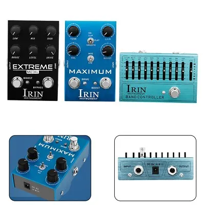 IRIN Ten Segment EQ Effect Pedal For Guitar Perfect For Live Performances • $81.35