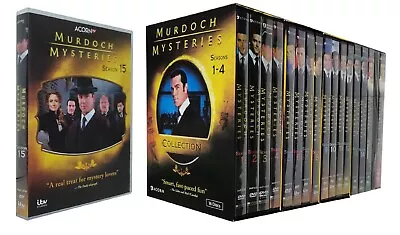 * MURDOCH MYSTERIES Complete Series Seasons 1-15+3 MOVIES DVD Bundle Set * • $63.97