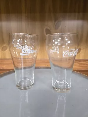 Vintage Enjoy Coca-Cola Classic Bell Shaped Clear Fountain Glass/ Classic Retro • $21