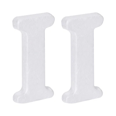 £3.54 • Buy Foam Letters I Letter EPS White Polystyrene Letter Foam 100mm/4 Inch, Pack Of 2